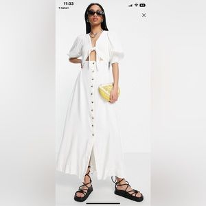 Brand-new free people front tie dress